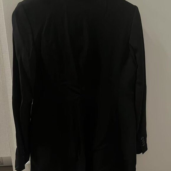 Massimo Dutti Crepe blazer with buttons - Picture 4 of 5